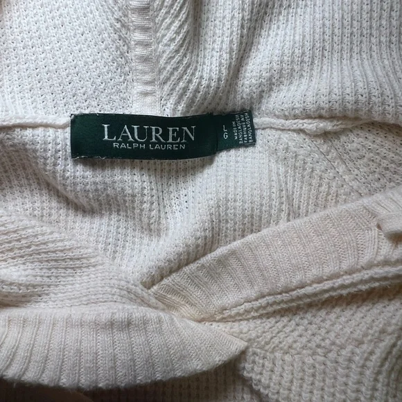 Nice 100% cotton sweater, Ralph Lauren brand, white color - Picture 10 of 11